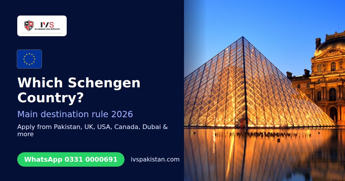 Which Schengen Country Should You Apply To from Pakistan?