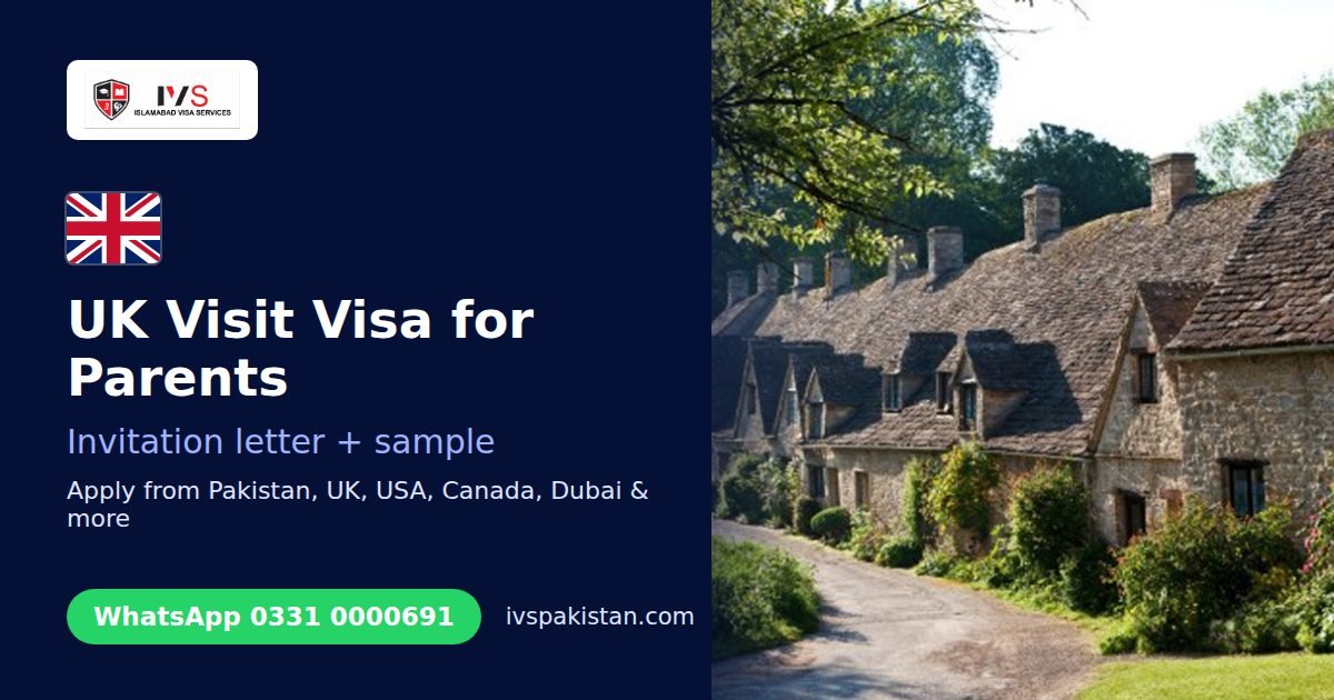 UK Visit Visa Invitation Letter for Parents: What to Include (With Sample)